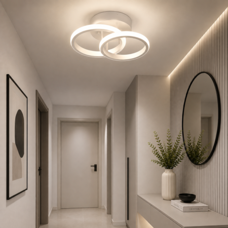 Aplica Led Hol Duo Rond Alb
