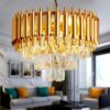 Candelabru cu cristale Regal Gold Happy Light