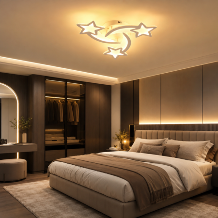 Lustra Led Dormitor cu stelute