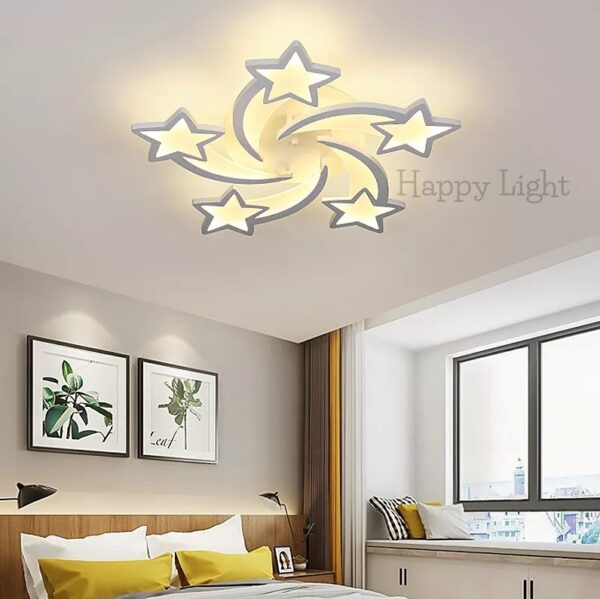 Lustra Led dormitor Falling Stars 150W Happy Light