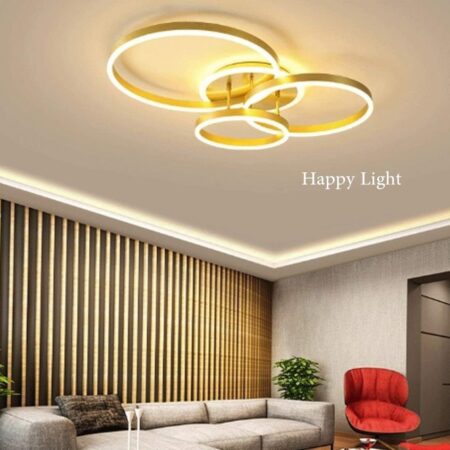 Lustra Led living Alura 160W cu telecomandă Happy Light