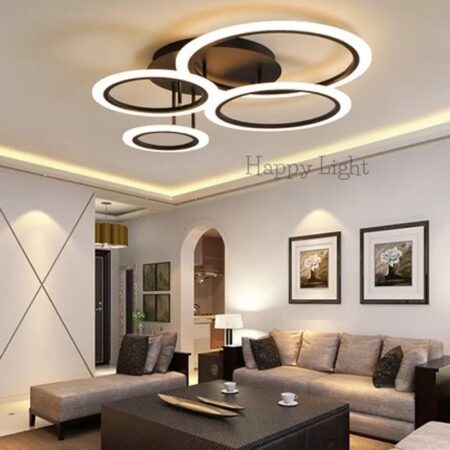 Lustra Led living Roundness Maro 118W cu telecomandă