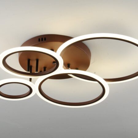 Lustra Led dormitor Roundness Maro 118W cu telecomandă 2