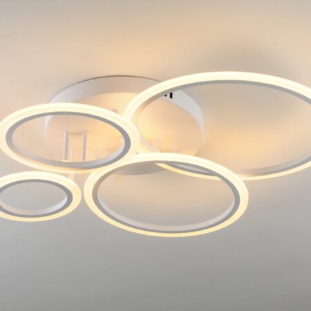 Lustra Led living Roundness White 118W cu telecomandă 2