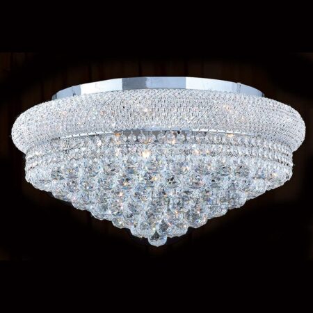 Lustra Led Crystal Balls Silver cu telecomandă