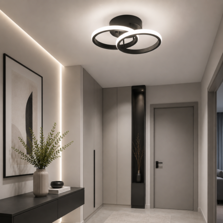 Aplica Led Hol Duo Rond BL