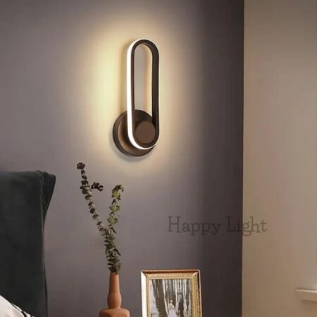 Aplica Led Hubs Black 24W Happy Light