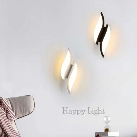 Aplica Led Petales Black 8W