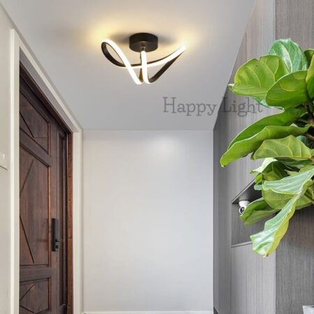 Aplica Led Tress Black 20W cu trei tipuri de lumină Happy Light