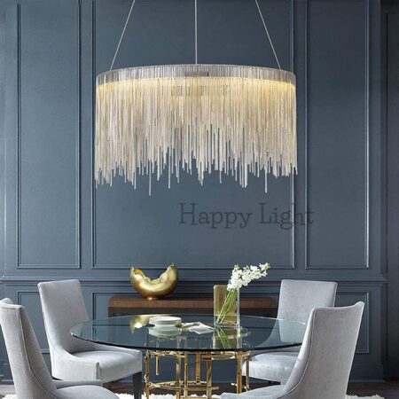 Candelabru LED Sheridan Silver cu telecomandă 50X35cm Happy Light
