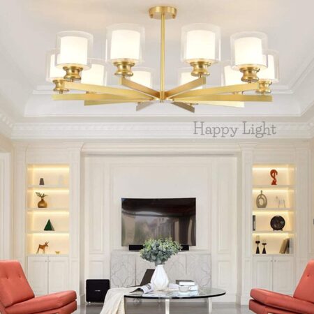 Lustra living Elance Gold 10 becuri