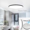 Plafoniera Led Baie Neva BK Ultra Slim 40W Happy Light