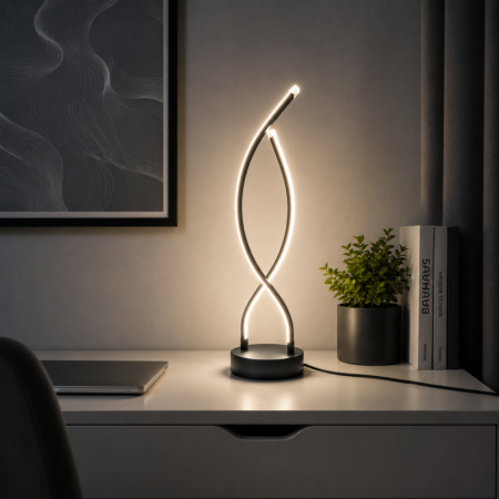 Veioza Led Double Twist BL - lumină neutră
