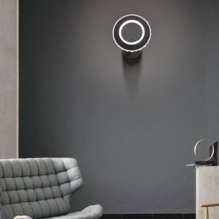 Aplica Led Roundness Crystal BK Happy Light