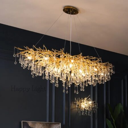 Candelabru living Gold April 120cm Happy Light