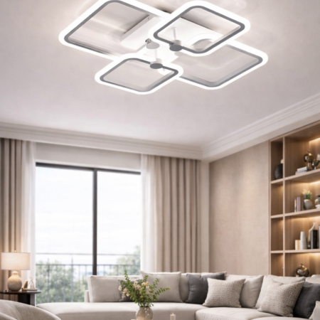 Lustra Led living Modernist WT 120W cu telecomandă
