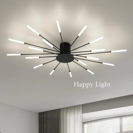 Lustra LED Mimosa Black 54W Happy Light