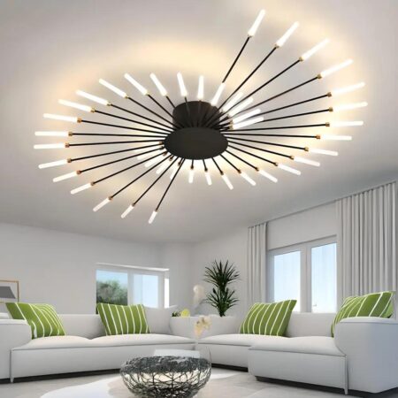 Lustra Led Mimosa Black 42 brațe Happy Light