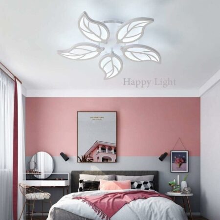 Lustra Led dormitor Fall 100W cu telecomandă Happy Light