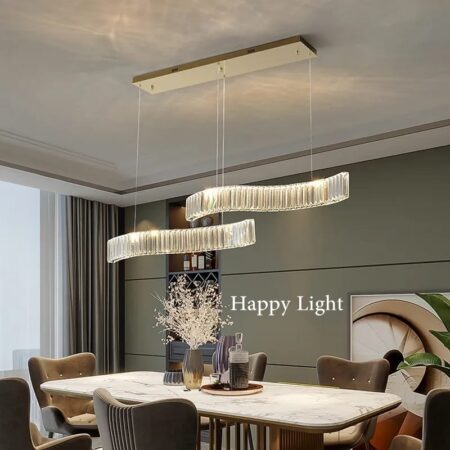 Candelabru Led living Crystal Icy