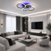 Lustra Led Roundness BL RGB cu telecomandă