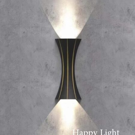 Aplica Led Exterior Valencia Black 10W Happy Light