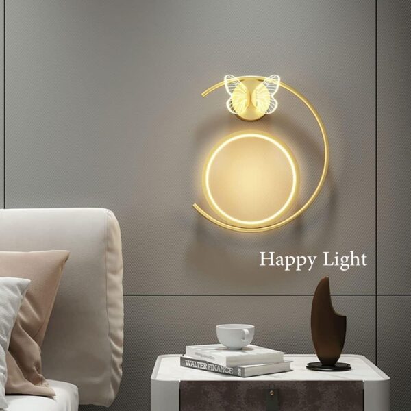 Aplica Led Golden Fly Happy Light