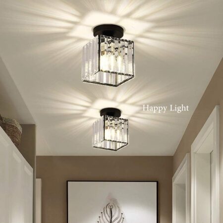 Lustra Mini Brilliant Black Square Happy Light
