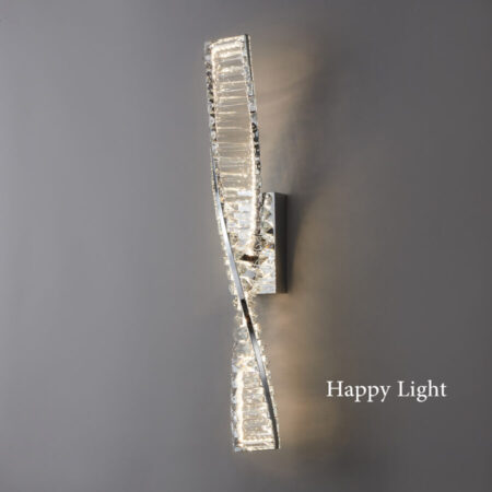 Aplica Led Cristalli Ribbon Silver 24W Happy Light