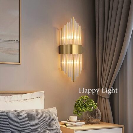 Aplica Crystal Tubes Gliss Gold Happy Light