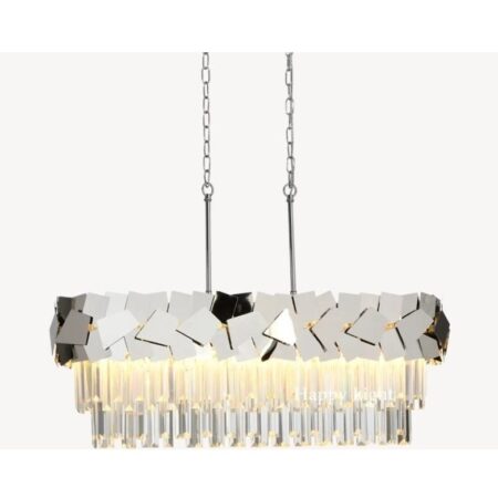 Candelabru Dining Modular Silver 80x30cm