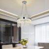 Candelabru Led Crystal Tubes Crom 40cm