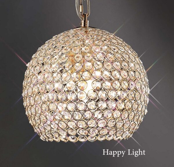 Lustra Holly Gold 3 becuri Happy Light