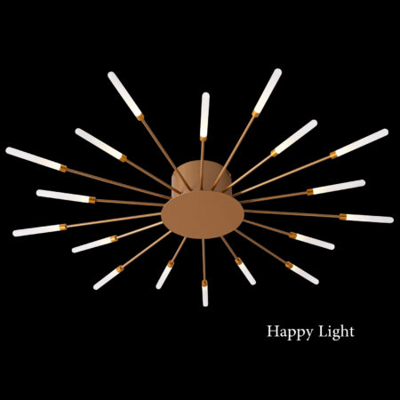 Lustra Led dormitor Mimosa Gold 54W Happy Light