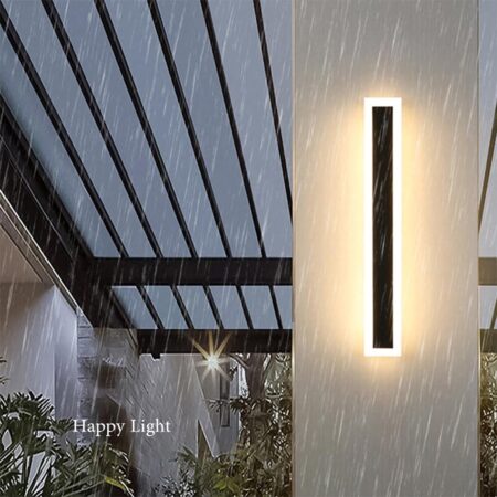 Aplica Led Batt Interior Exterior 30cm IP65 Lumină caldă Happy Light