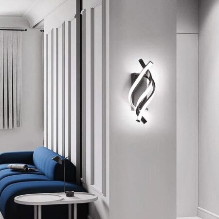 Aplica Led Curl Black Happy Light