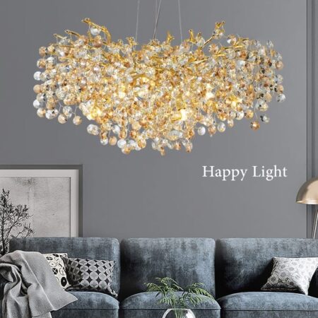 Candelabru Demetra Gold 60cm Happy Light