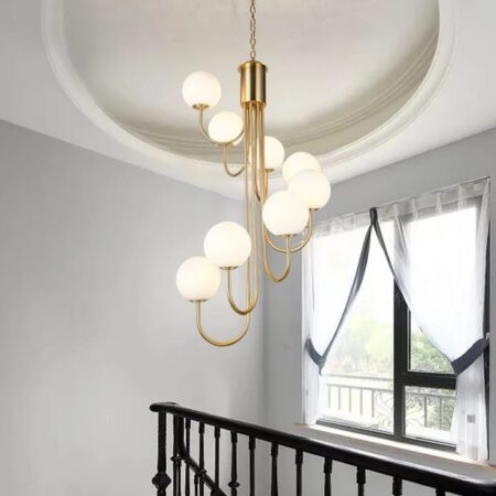 Candelabru Hudson Gold 8 becuri