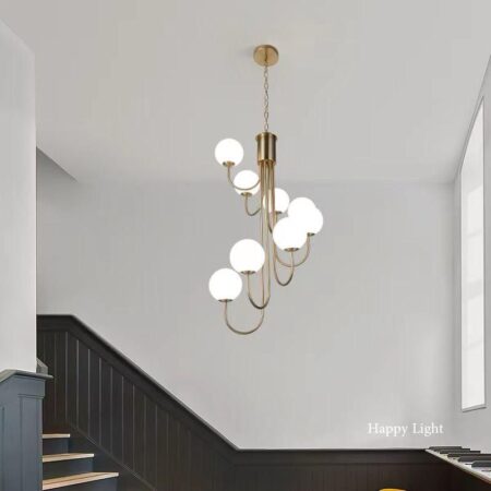 Candelabru Hudson Gold 8 becuri Happy Light