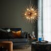 Candelabru living Dandelion Gold Happy Light