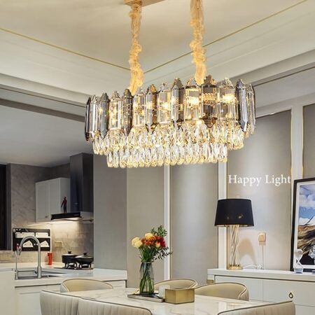 Candelabru living Marrom 80x36cm Happy Light