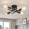 Lustra Spectra Black 4 becuri Happy Light