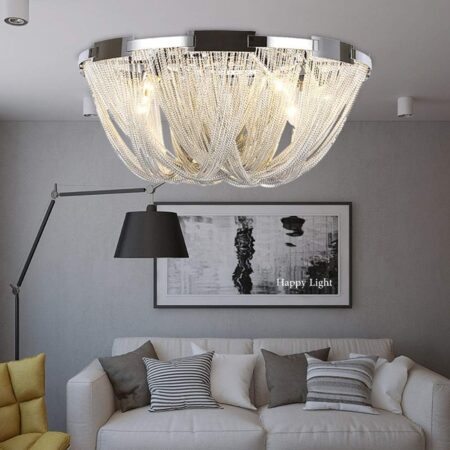 Lustra Sheridan Silver 4 becuri Happy Light