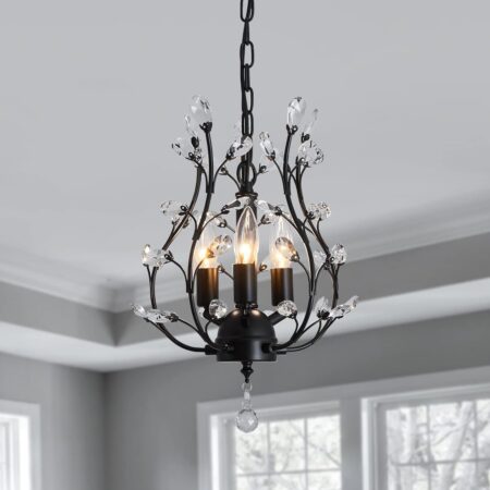 Candelabru Bagga Black 3 becuri Happy Light