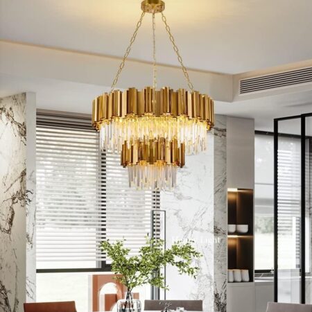 Candelabru Belezza Gold 80x50cm Happy Light