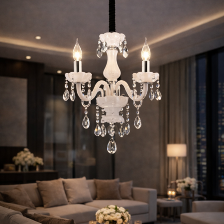 Candelabru Galla White 3 brațe