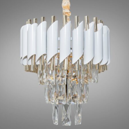 Candelabru Regal White 30cm