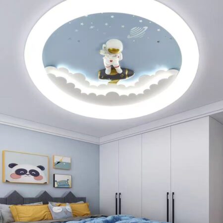 Lustra Led pentru copii Cosmic Explorer 80W cu telecomandă