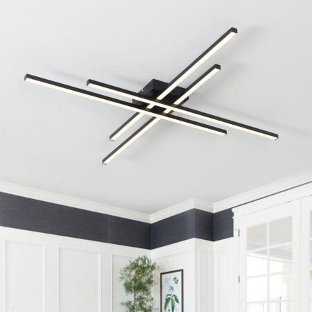 Lustra Led living Lines Black