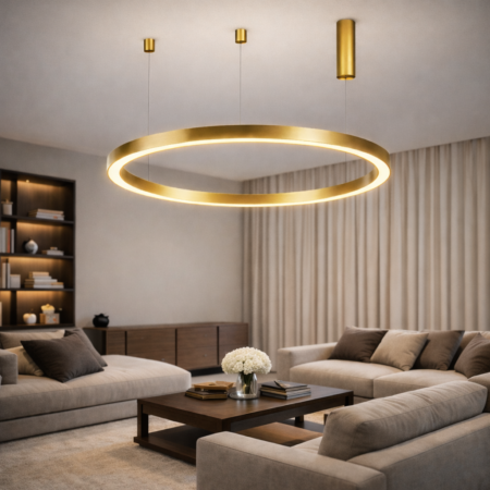Candelabru Led living Hall Gold 80cm